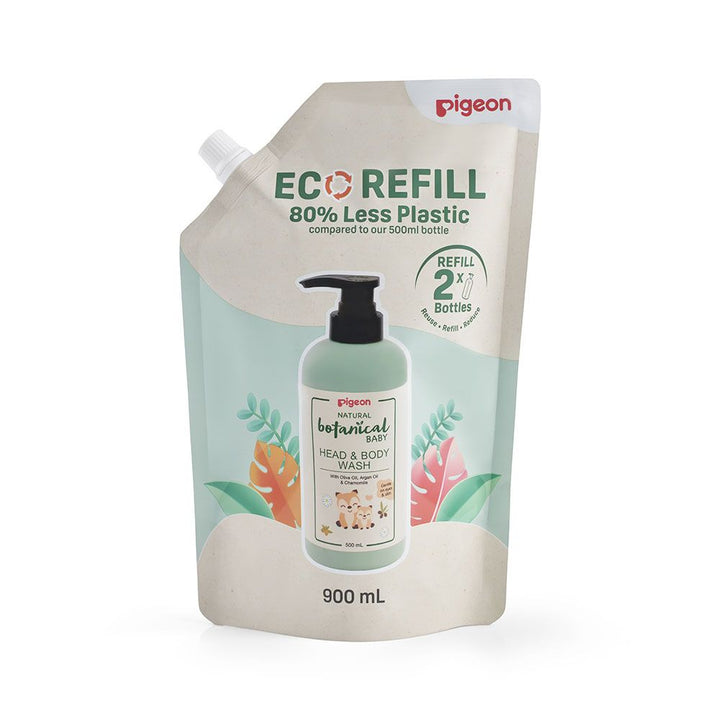 Zubaida's Pigeon Baby Head & Body Wash Refill 900ml - I79799 - Zubaidas Official™