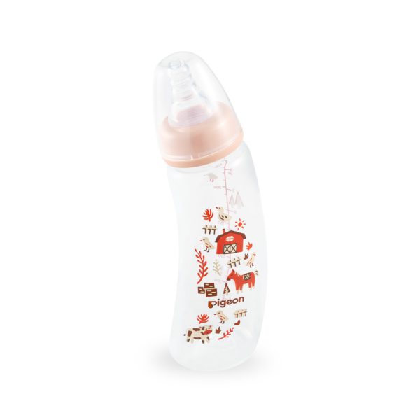Zubaida's Pigeon Curve Nursing Bottle Pp 250ml Farm - A80001 - Zubaidas Official™