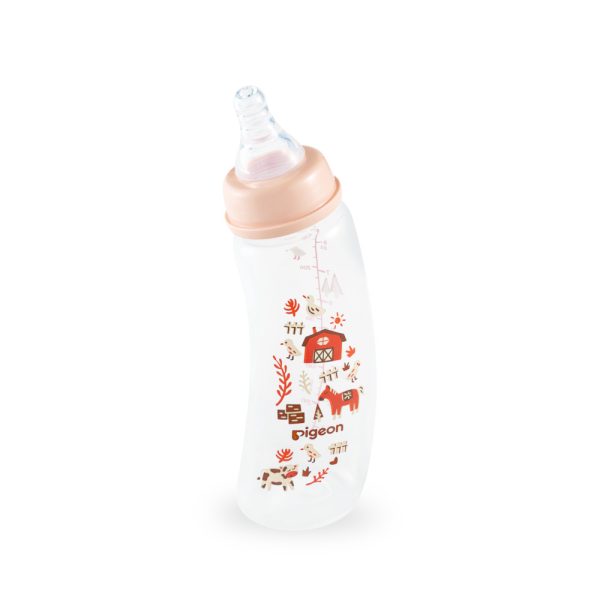 Zubaida's Pigeon Curve Nursing Bottle Pp 250ml Farm - A80001 - Zubaidas Official™