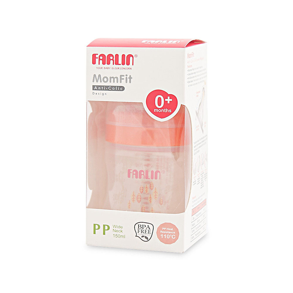 Zubaida's Farlin Pp Wide Neck Feeding Bottle 150Ml - RED - AB-42012-G - Zubaidas Official™