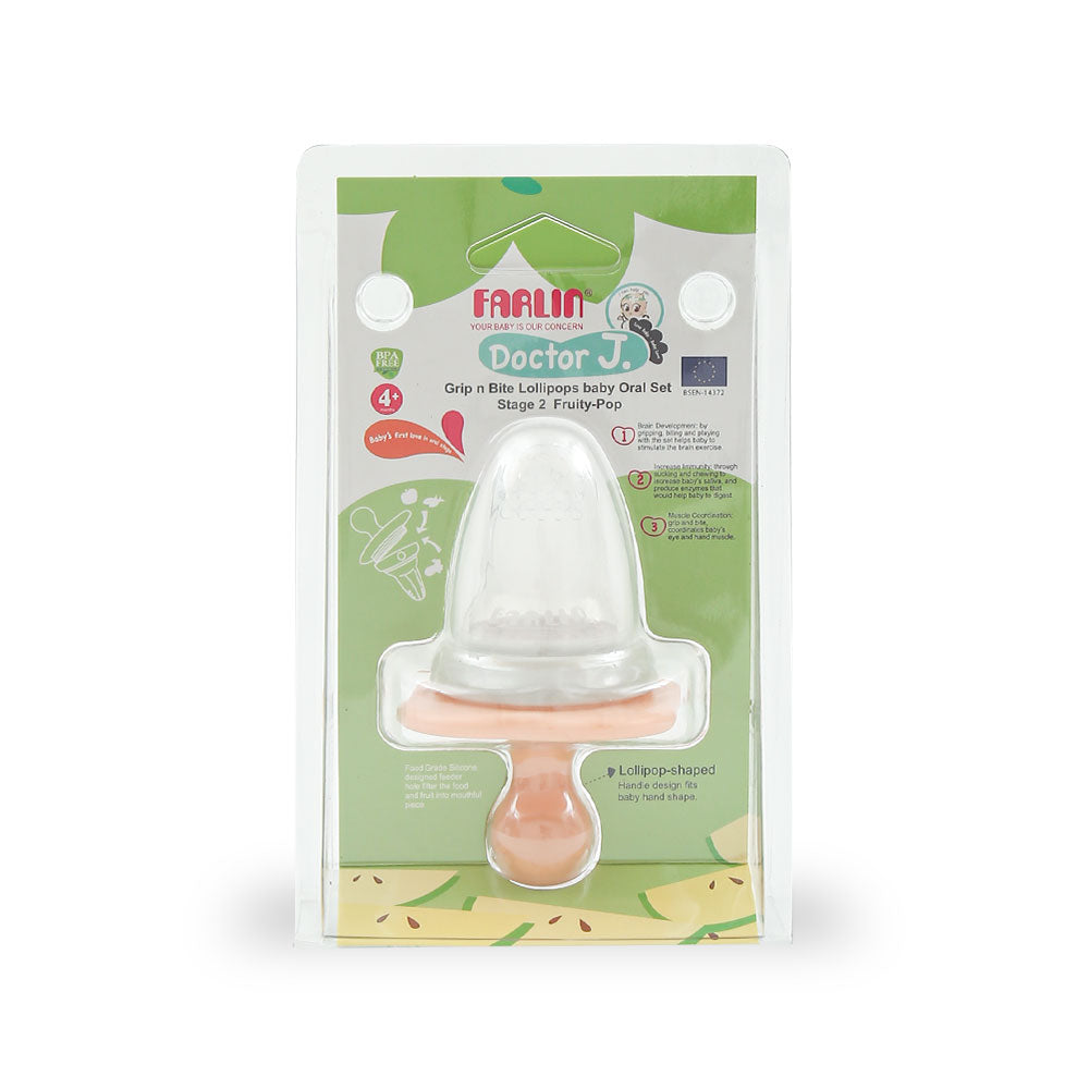 Zubaida's Farlin Grip N Bite Lolipop Stage 2 – Pink - BBC-003-B - Zubaidas Official™