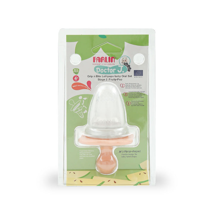 Zubaida's Farlin Grip N Bite Lolipop Stage 2 – Pink - BBC-003-B - Zubaidas Official™