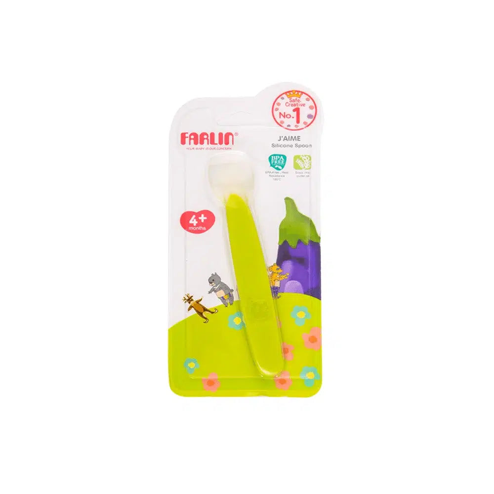 Zubaida's Farlin Silicone Spoon - Green - BF-239 - Zubaidas Official™