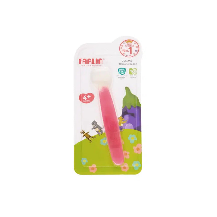 Zubaida's Farlin Silicone Spoon - PInk - BF-239 - Zubaidas Official™