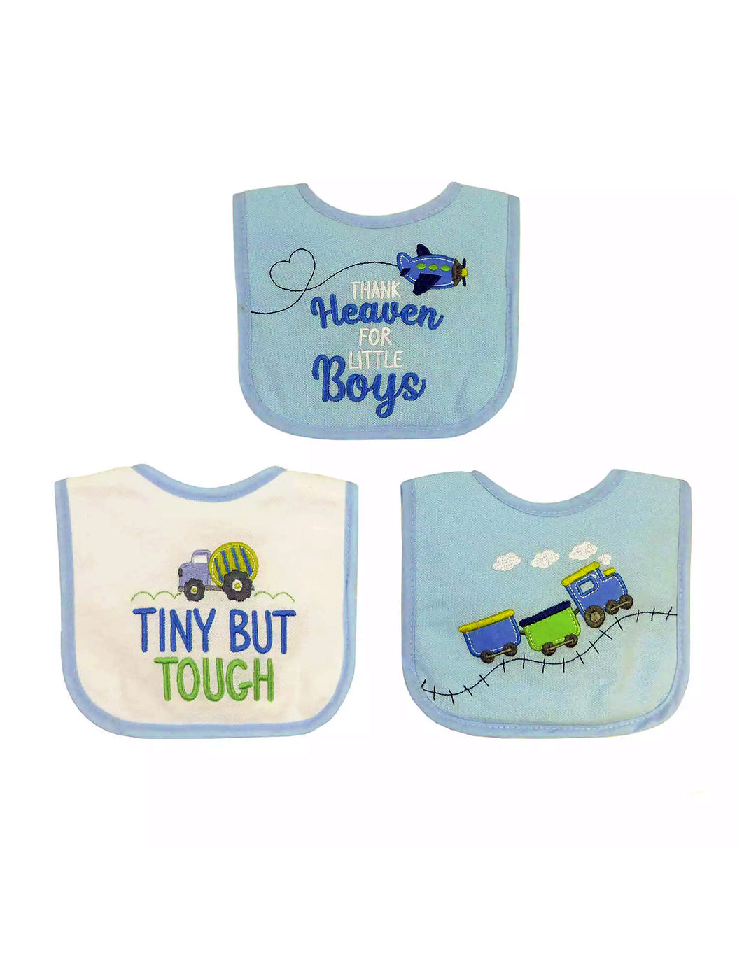 Zubaida's Soft, Absorbent & Adorable 3 Pcs Bibs Set - Zubaidas Official™
