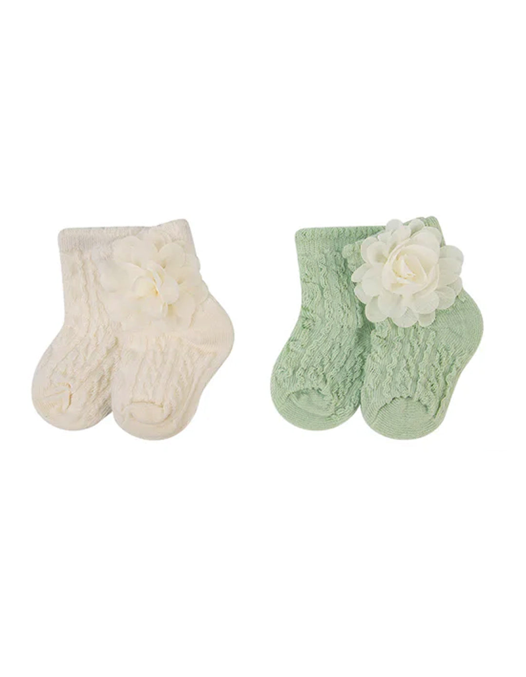 Zubaida's Elegant Floral Sparkling Socks - 2 Pairs - Zubaidas Official™