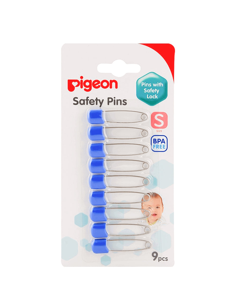 Zubaida's Pigeon Baby Safety Pins 9PCS/CARD - K882 - Zubaidas Official™