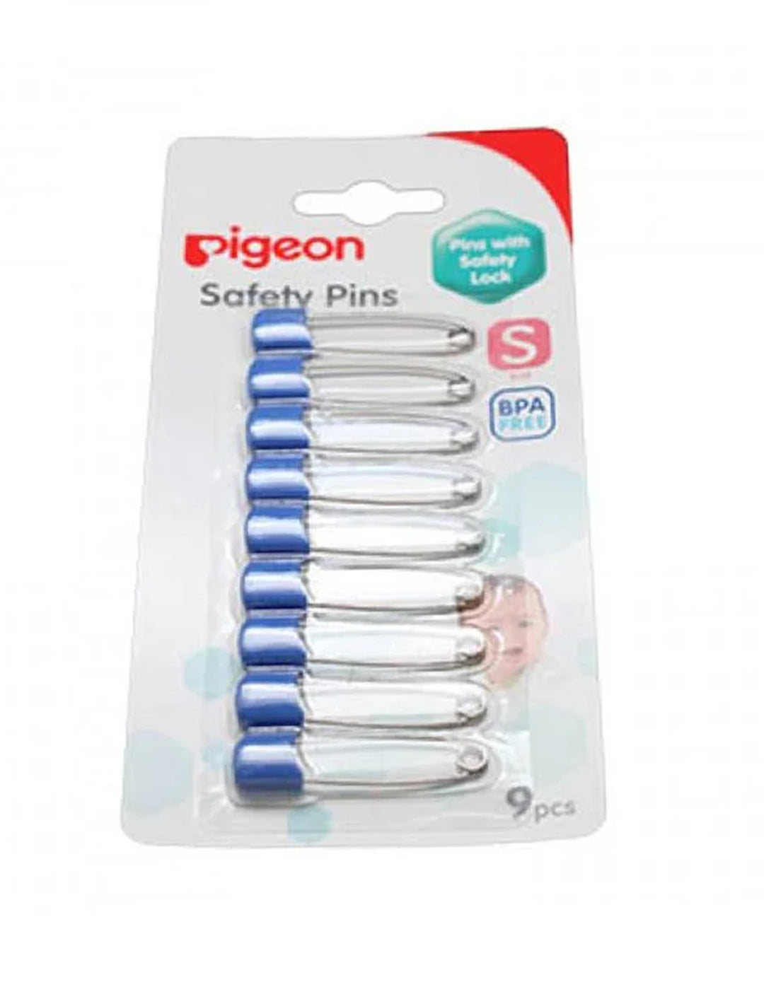 Zubaida's Pigeon Baby Safety Pins 9PCS/CARD - K882 - Zubaidas Official™