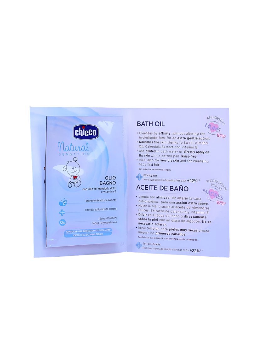 Zubaida's Chicco Bath Oil Sachet 7 ML (Chi-00091031460000) - Zubaidas Official™