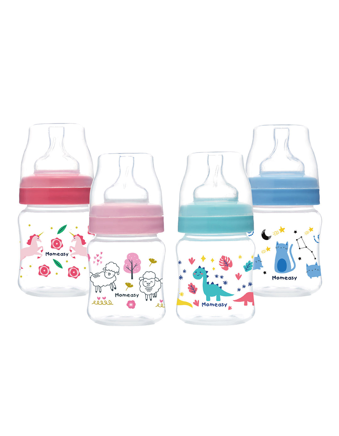 Zubaida's Momeasy 4oz/120ML Wide-neck Feeding Bottle (Pack of 1) - Zubaidas Official™