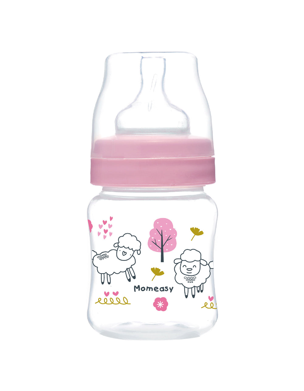 Zubaida's Momeasy 4oz/120ML Wide-neck Feeding Bottle (Pack of 1) - Zubaidas Official™