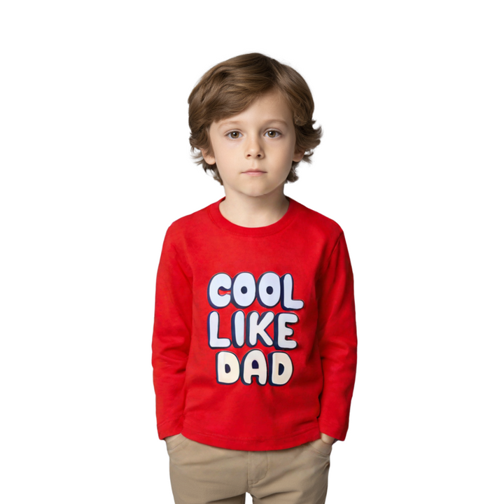 Zubaida's T-Shirt Full Sleeves Cool Like Dad - Zubaidas Official™