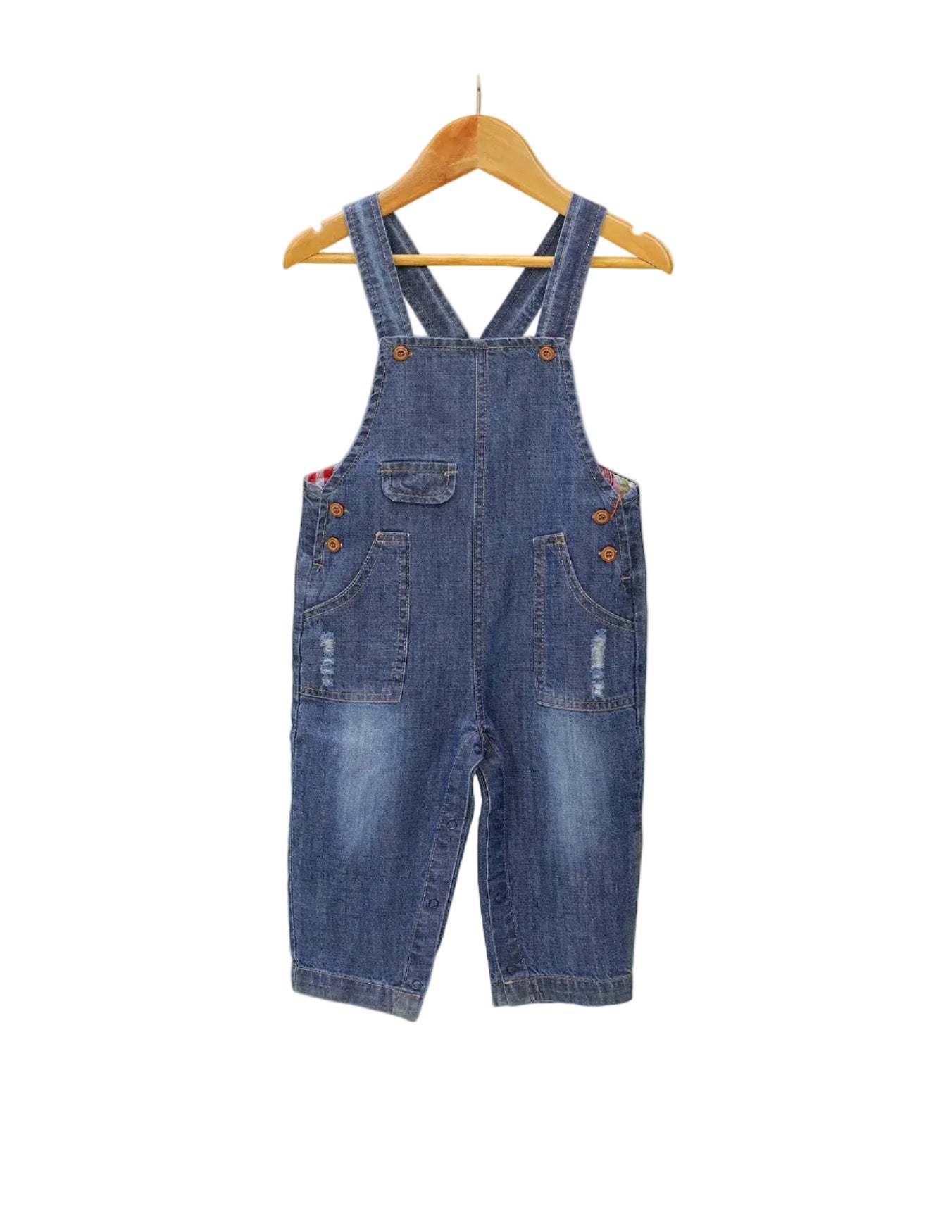 Baby Boys and Girls Denim Dungaree Bambies at Zubaidas – Zubaidas