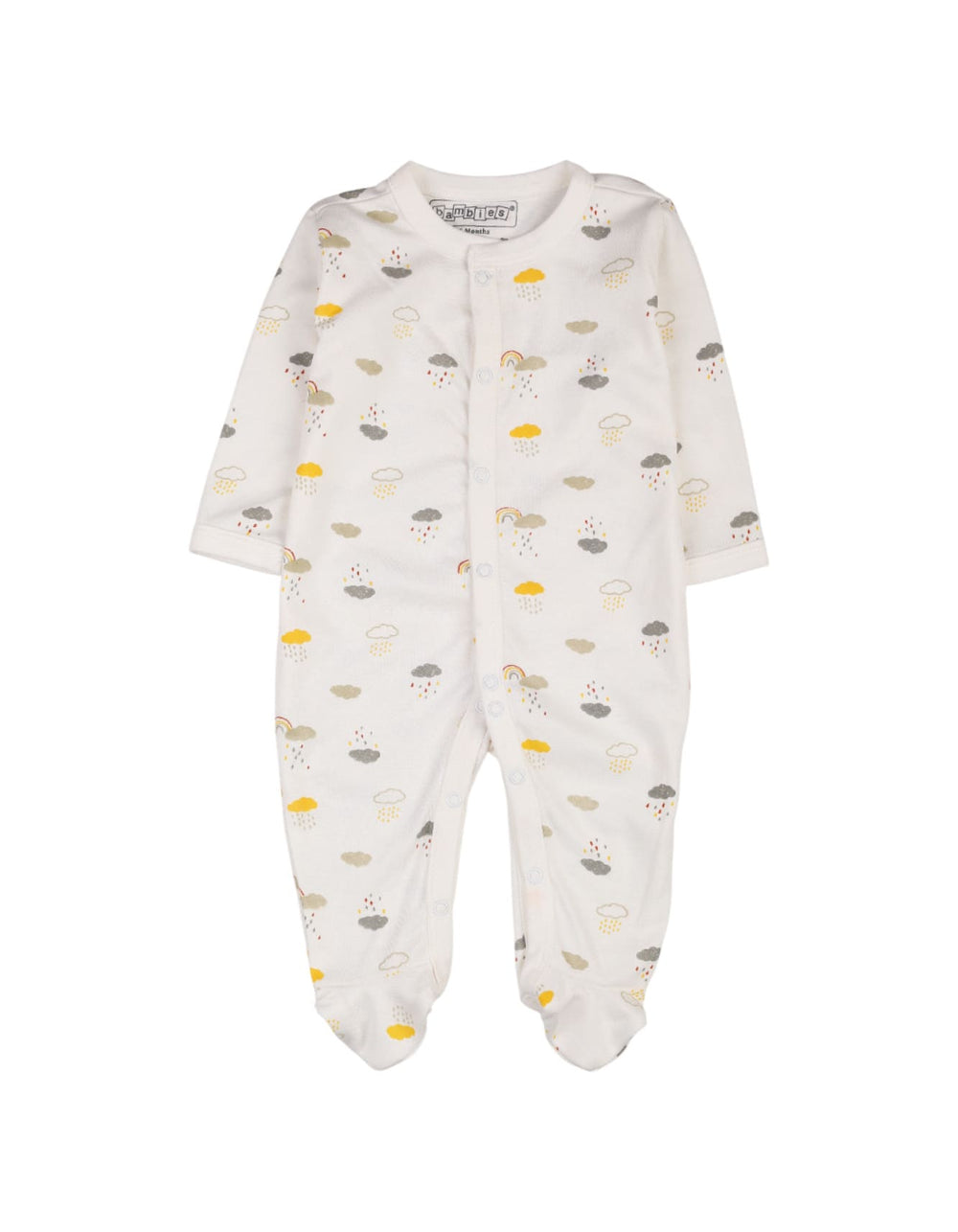 Bambies® Sleep Suits Pack of 3 Rainbow at Zubaidas® - Pakistan’s No. 1 and the most trusted baby and kids store for over 50 years. Shop Online. Nationwide Delivery. Best Prices.
