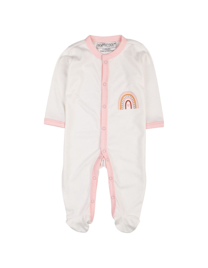 Bambies® Sleep Suits Pack of 3 Rainbow at Zubaidas® - Pakistan’s No. 1 and the most trusted baby and kids store for over 50 years. Shop Online. Nationwide Delivery. Best Prices.