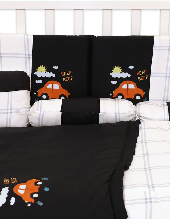 Shop Cot Bedding Set BEEP BEEP Car Theme from Zubaidas® - Pakistan’s No. 1 and the most trusted baby and kids store for over 50 years. Nationwide Delivery. Best Prices.