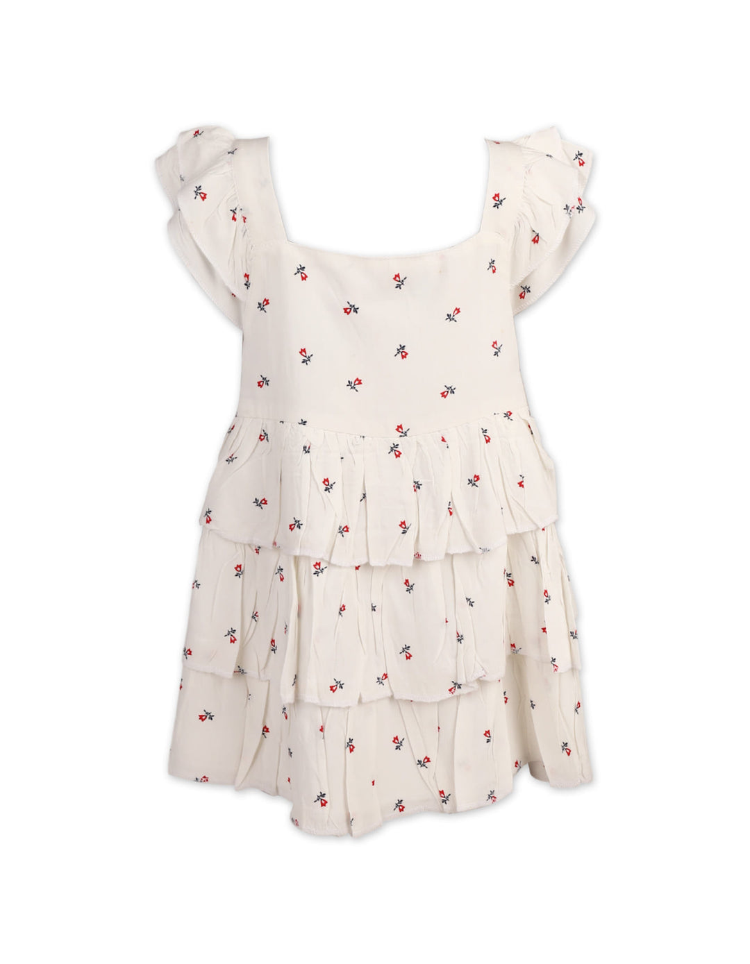 Shop Trendy Casual Dress with Layers and Vibrant Crimson Blossom Slumber Print from Zubaidas® - Pakistan’s No. 1 and the most trusted baby and kids store for over 50 years. Nationwide Delivery. Best Prices.