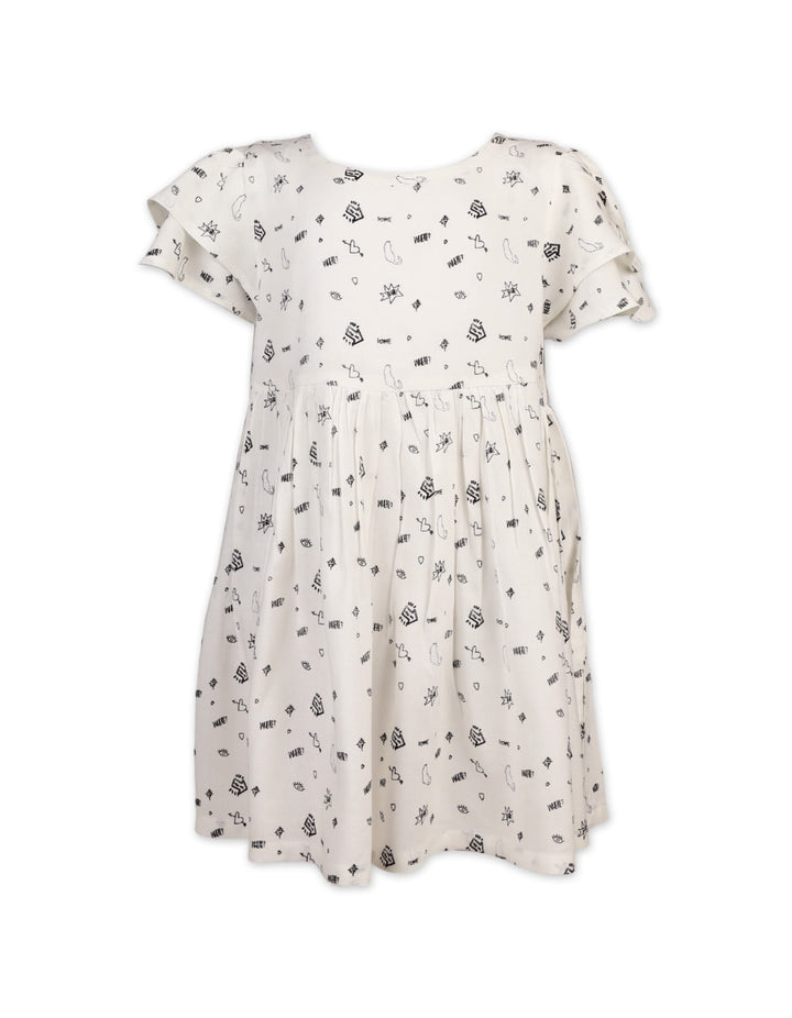 Shop Trendy Casual Dress with Vibrant Doodle Delight Print from Zubaidas® - Pakistan’s No. 1 and the most trusted baby and kids store for over 50 years. Nationwide Delivery. Best Prices.