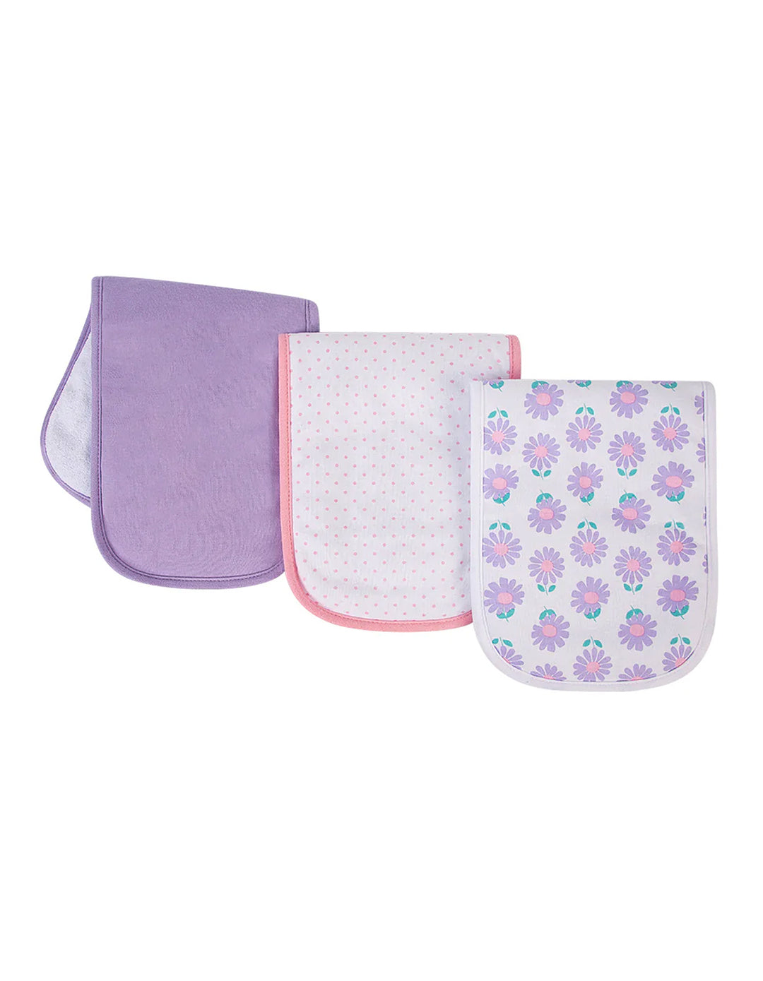 Zubaida's Soft, Absorbent & Baby-Friendly 3 Pcs Burp Cloths - Zubaidas Official™
