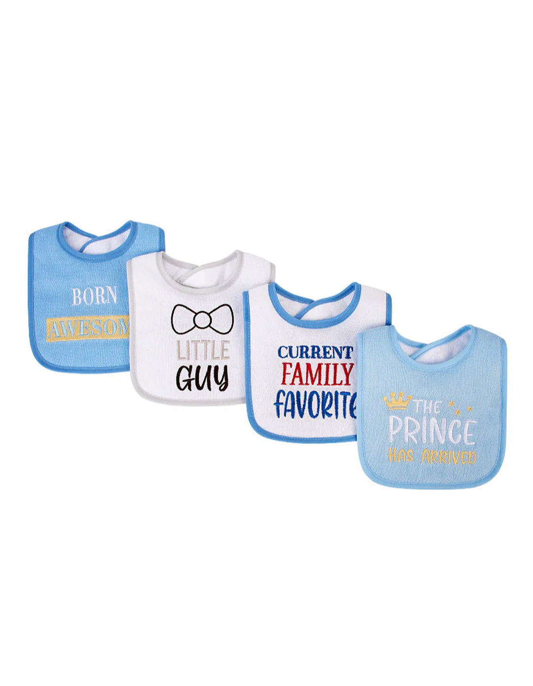 Zubaida's Soft, Absorbent & Adorable 4 Pcs Bibs Set - Zubaidas Official™