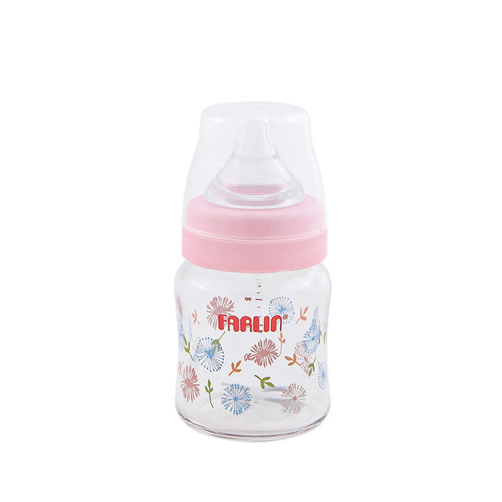 Zubaida's Farlin Wide-Neck Glass Feeding Bottle 120ml - AB-32005-G - Zubaidas Official™