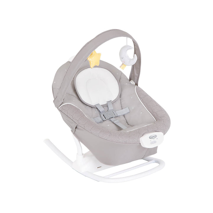 Graco® SoftSway™ Silent 2-in-1 Smart Swing and Rocker Starlight 1AT999STLEU at Zubaidas® - Pakistan’s No. 1 and the most trusted baby and kids store for over 50 years. Shop Online. Nationwide Delivery. Best Prices.