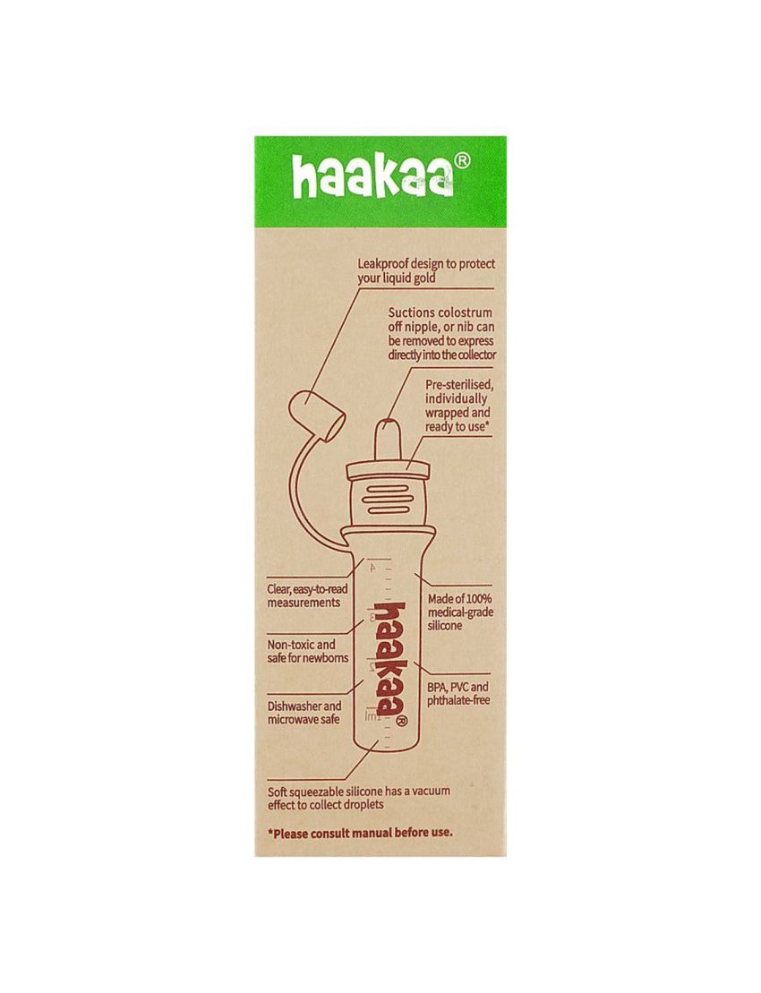 Haakaa Silicone Colostrum Collectors 4 ML Pack of 2 MHK142. Shop Original Online at Zubaidas® - Pakistan’s No. 1 and the most trusted baby and kids store for over 50 years. Nationwide Delivery. Best Prices.