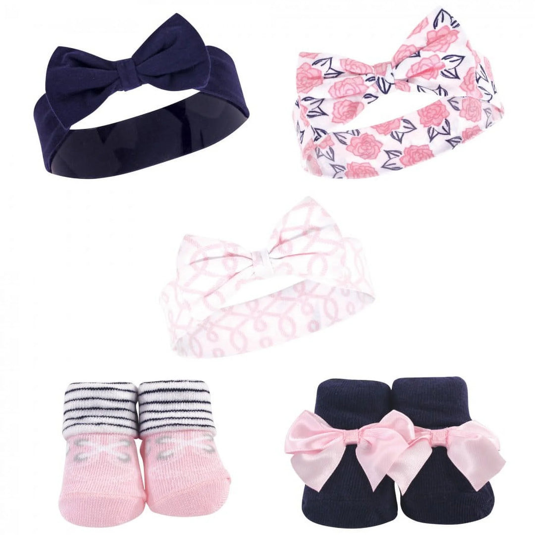 Zubaida's Adorable 5 Pcs Socks & Headbands Coordinated Set - Zubaidas Official™