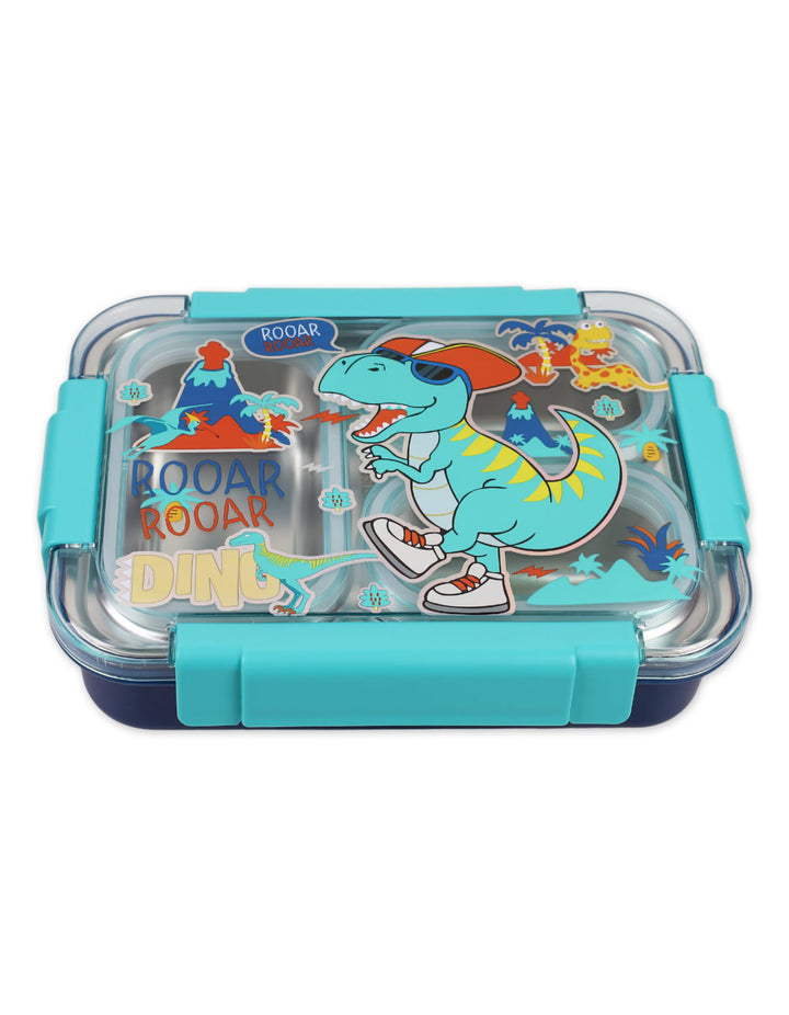 Lunch Box Dino Stainless Steel. 3 Compartments Bento Box. Shop Premium Online from Zubaidas® - Pakistan’s No. 1 and the most trusted baby and kids store for over 50 years. Nationwide Delivery. Best Prices.