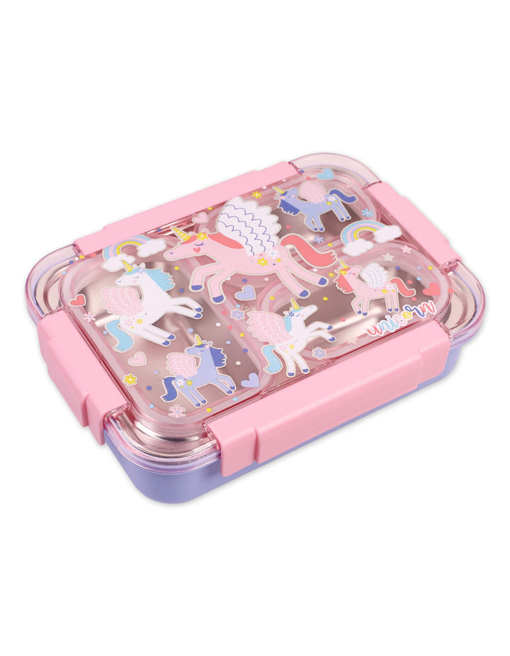 Lunch Box Unicorn Stainless Steel. 3 Compartments Bento Box. Shop Original Online from Zubaidas® - Pakistan’s No. 1 and the most trusted baby and kids store for over 50 years. Nationwide Delivery. Best Prices.
