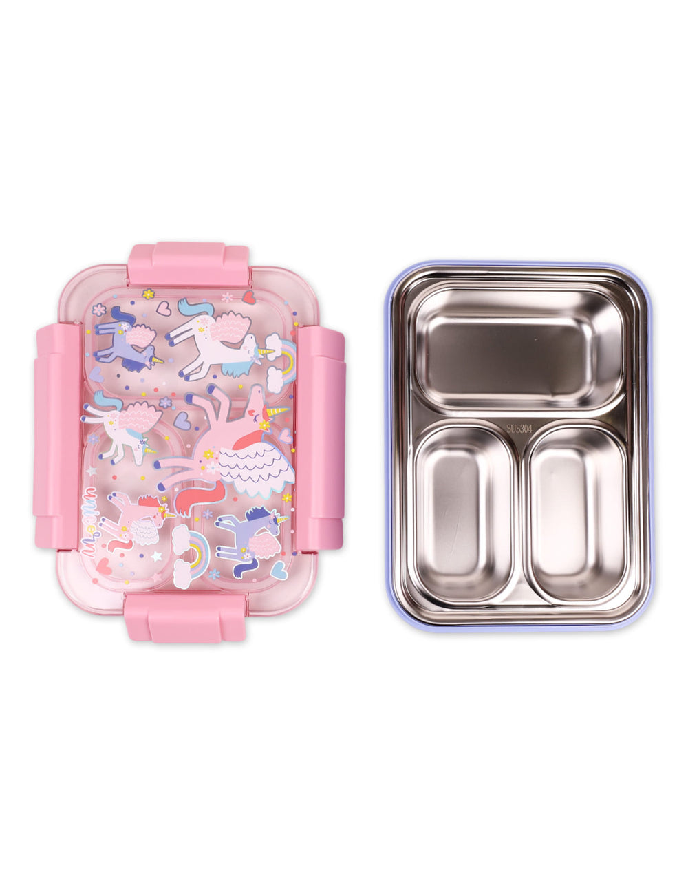 Lunch Box Unicorn Stainless Steel. 3 Compartments Bento Box. Shop Original Online from Zubaidas® - Pakistan’s No. 1 and the most trusted baby and kids store for over 50 years. Nationwide Delivery. Best Prices.