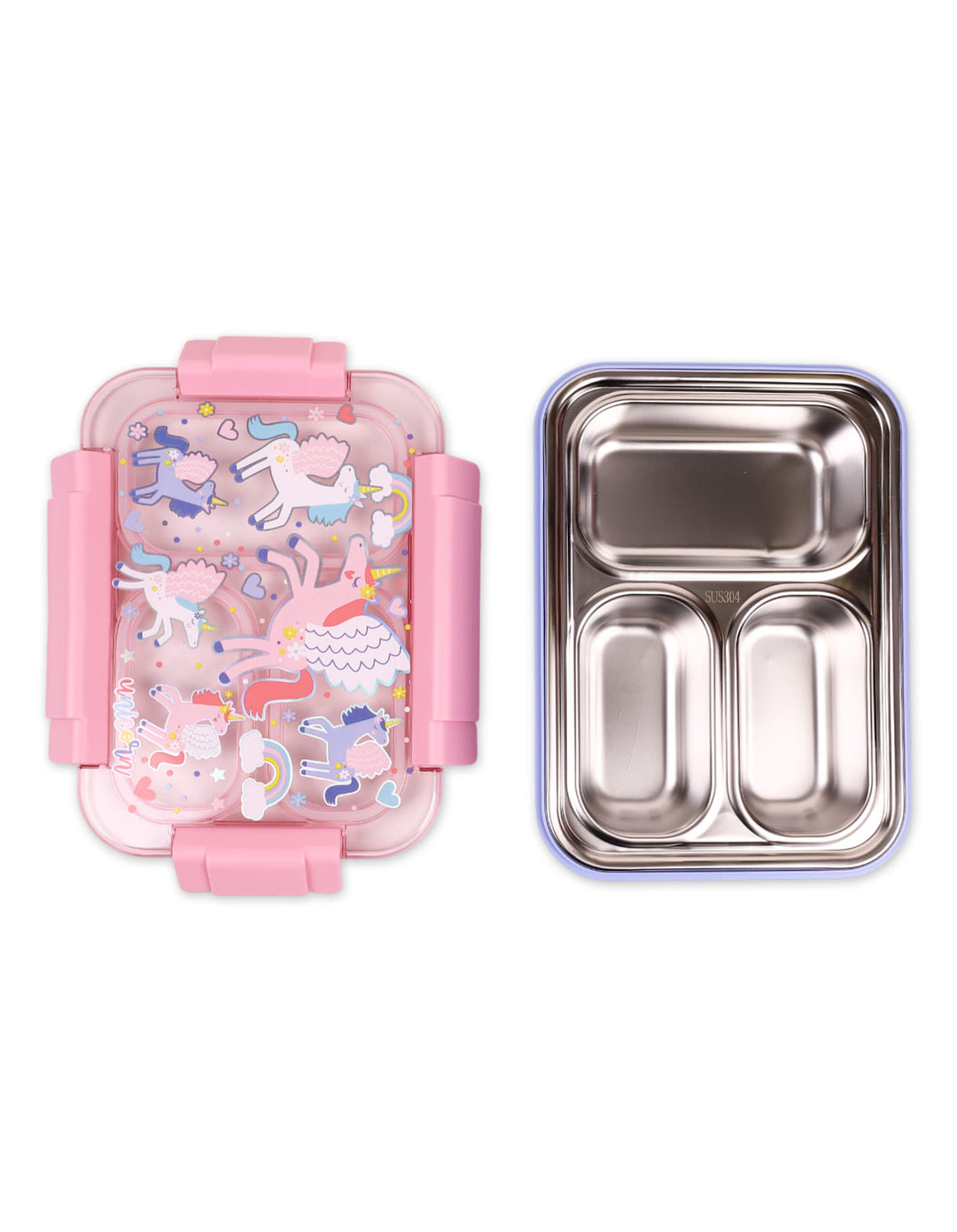 Lunch Box Unicorn Stainless Steel. 3 Compartments Bento Box. Shop Original Online from Zubaidas® - Pakistan’s No. 1 and the most trusted baby and kids store for over 50 years. Nationwide Delivery. Best Prices.