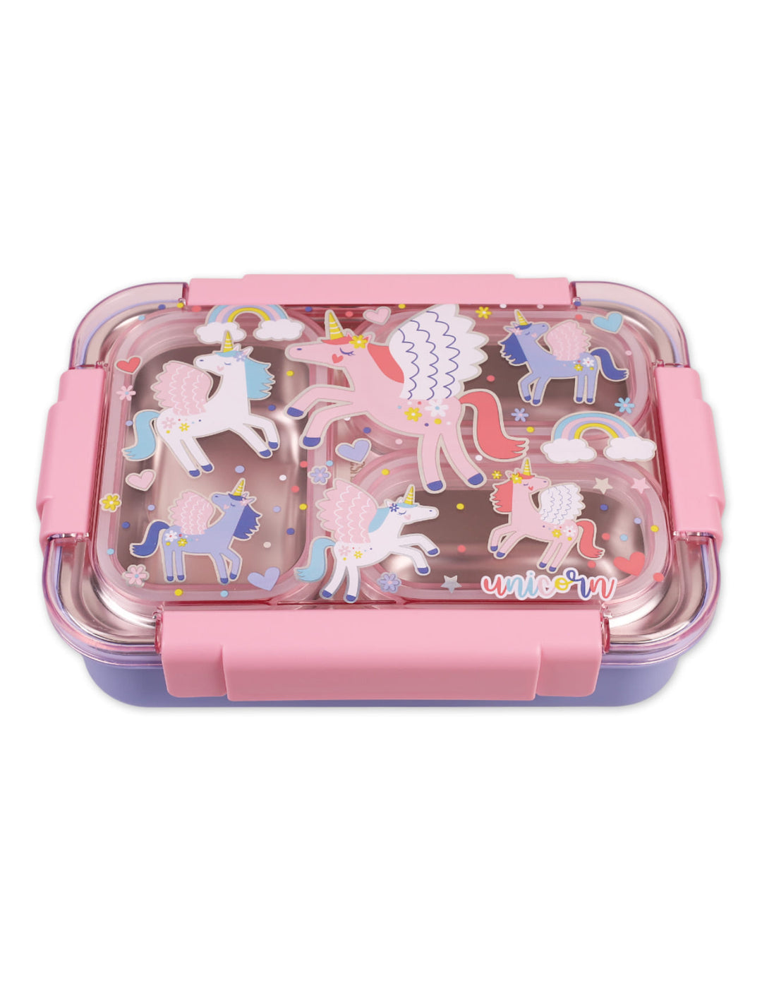 Lunch Box Unicorn Stainless Steel. 3 Compartments Bento Box. Shop Original Online from Zubaidas® - Pakistan’s No. 1 and the most trusted baby and kids store for over 50 years. Nationwide Delivery. Best Prices.