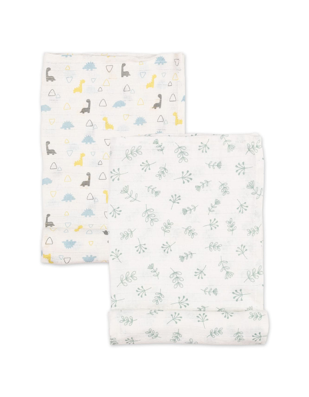 Muslin Sheets Pack of 2 Bambies® Dino Safari White at Zubaidas® - Pakistan’s No. 1 and the most trusted baby and kids store for over 50 years. Shop Online. Nationwide Delivery. Best Prices.