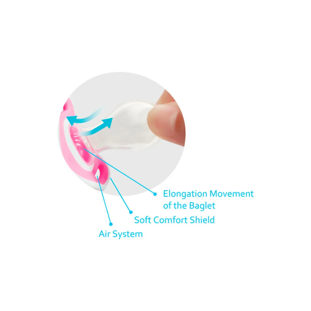 Zubaida's Farlin Opal Pacifier 12M+ Pink - OPL-03 - Zubaidas Official™