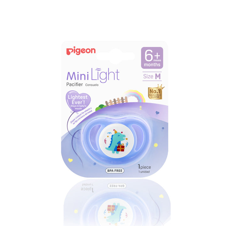 Zubaida's Pigeon Mini Light Pacifier (M) Boy-Dino Bday - N79922 - Zubaidas Official™