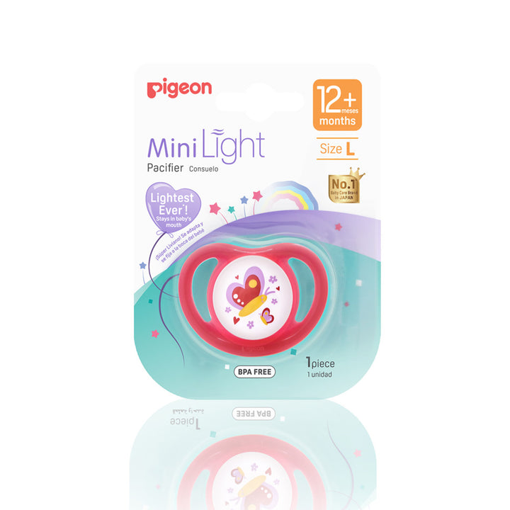 Zubaida's Pigeon Mini Light Pacifier (L) Girl-Butterfly - N79926 - Zubaidas Official™