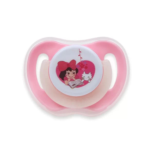 Zubaida's Farlin Newborn Glow-in-Dark Pacifier N Chain 6M+ Pink - BA-20009 - Zubaidas Official™