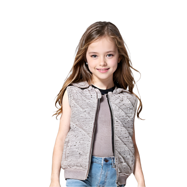 Zubaida's Sleeveless Jacket with Hood - Zubaidas Official™