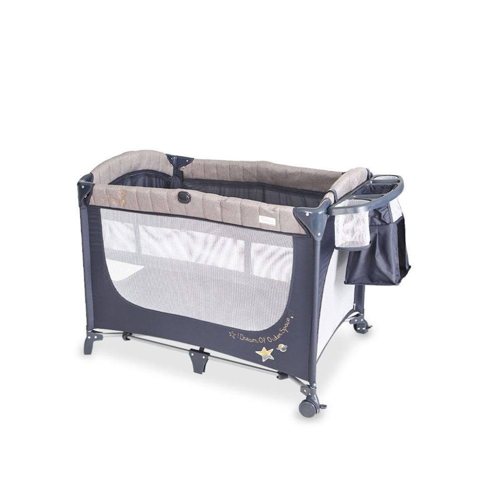 Zubaida's Tinnies Drop Side Play Pen Blue - T302-012 - Zubaidas Official™