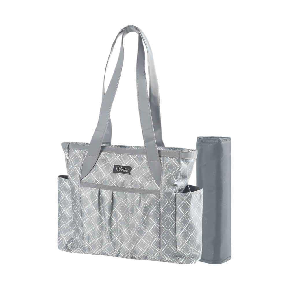 Tinnies® Baby Diaper Bag Grey Printed T5004 B at Zubaidas® - Pakistan’s No. 1 and the most trusted baby and kids store for over 50 years. Shop Online. Nationwide Delivery. Best Prices.
