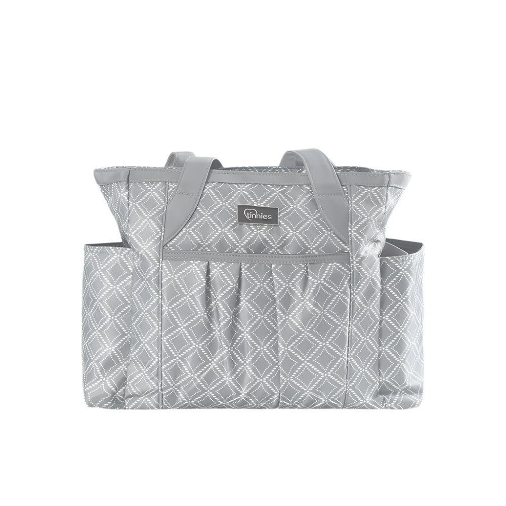 Tinnies® Baby Diaper Bag Grey Printed T5004 B at Zubaidas® - Pakistan’s No. 1 and the most trusted baby and kids store for over 50 years. Shop Online. Nationwide Delivery. Best Prices.