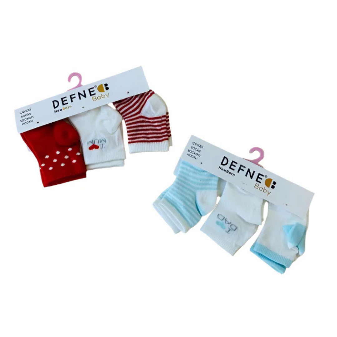 Zubaida's Socks - Pack of 3 ( new born ) - Zubaidas Official™