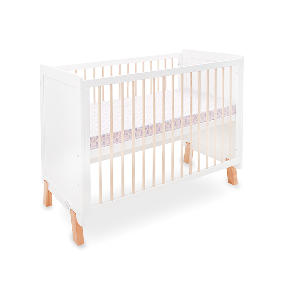 Zubaida's Tinnies Wooden Cot White T904 - Zubaidas Official™