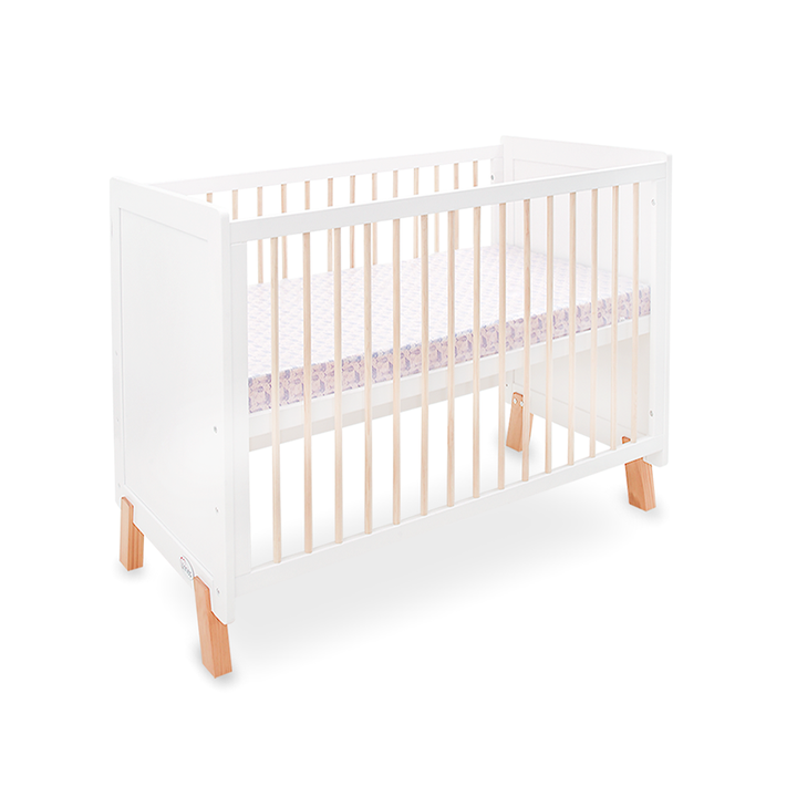 Zubaida's Tinnies Wooden Cot White T904 - Zubaidas Official™