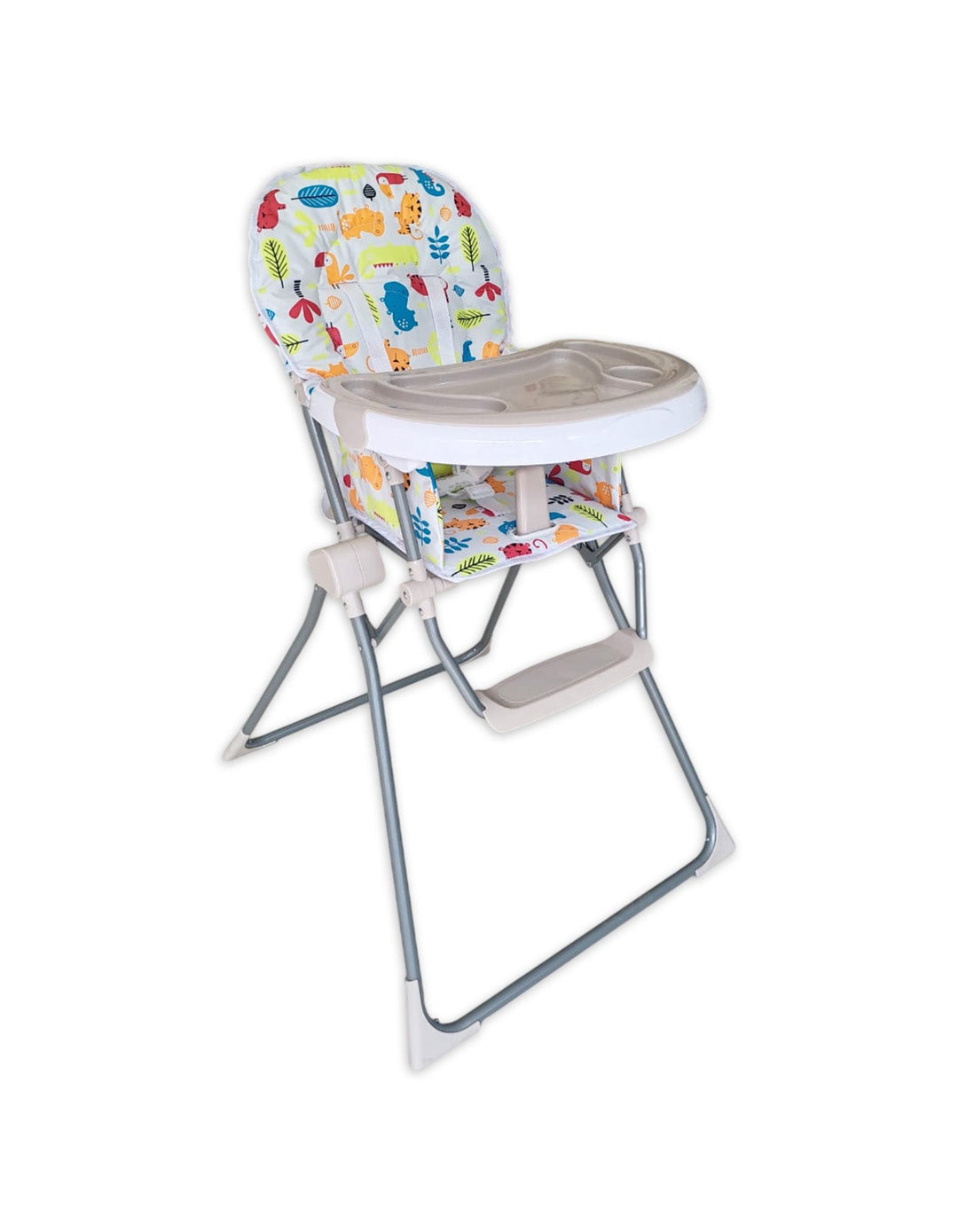 Zubaida's Bambies® Stylish & Compact Folding Baby High Chair with Adjustable Tray and 5-Point Harness - Zubaidas Official™
