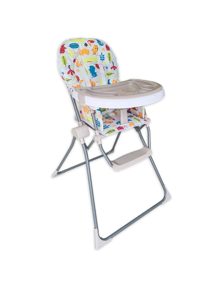 Zubaida's Bambies® Stylish & Compact Folding Baby High Chair with Adjustable Tray and 5-Point Harness - Zubaidas Official™