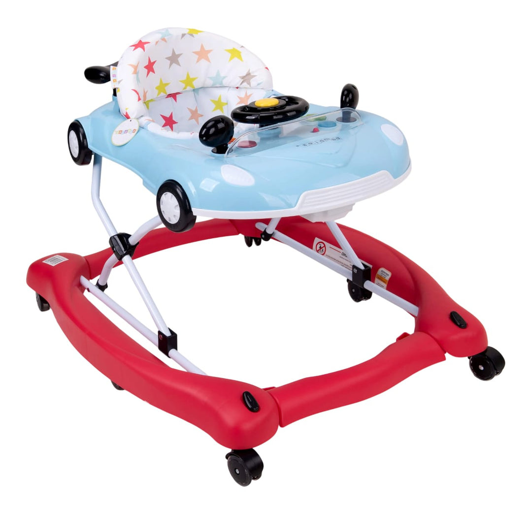 Zubaida's Ultimate Premium Bambies® 5-in-1 Baby Walker with Detachable Activity Tray, Rocker, Push-Behind, Padded Seat and Feeding Tray Functions - Zubaidas Official™