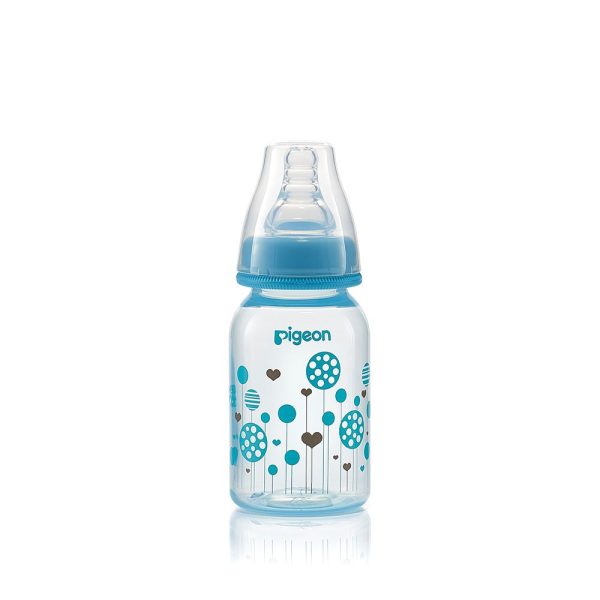 Zubaida's Pigeon Flexible Feeder Clear Rpp 120ML - Blue - A79225 - Zubaidas Official™