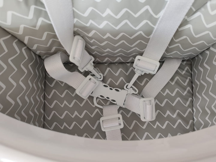 Zubaida's Bambies® Stylish & Compact Folding Baby High Chair with Adjustable Tray and 5-Point Harness - Zubaidas Official™